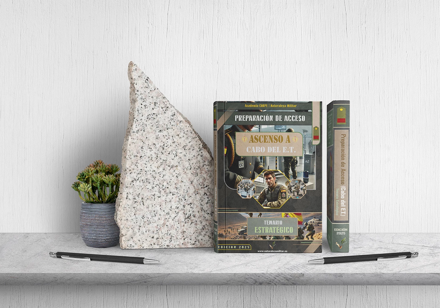 Mockup con piedra marmol